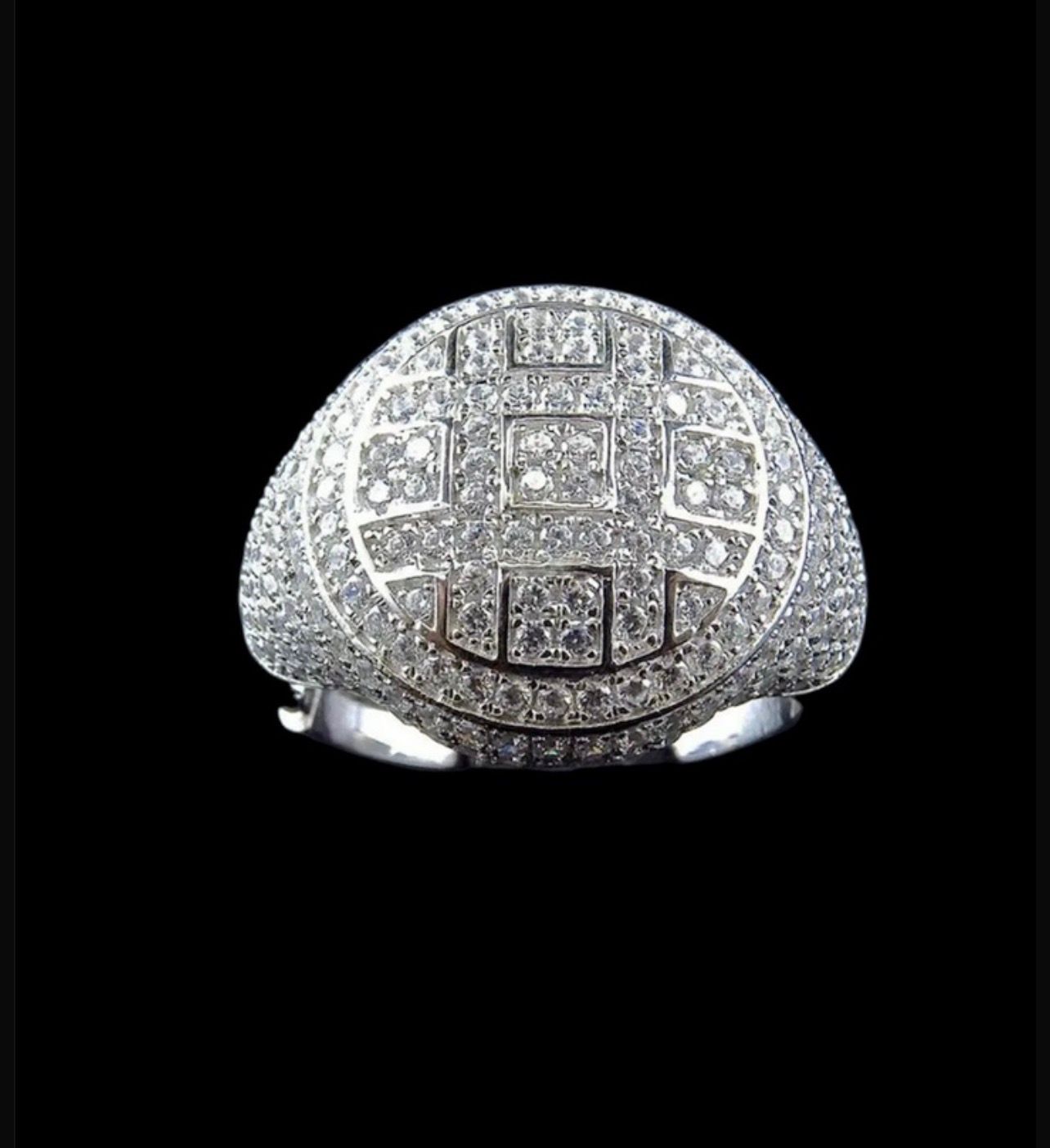 Cuban mosaic rings