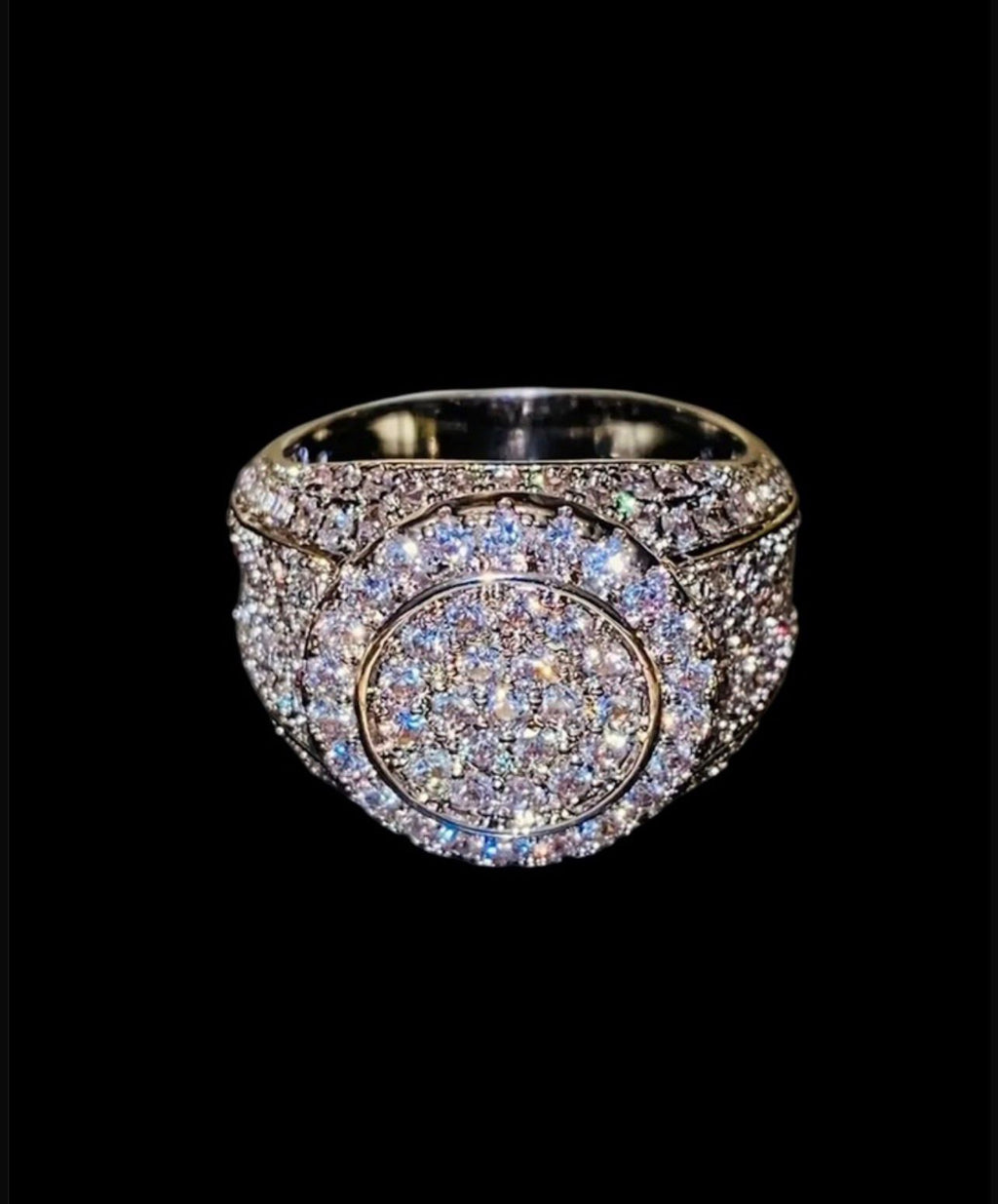 Cuban mosaic rings