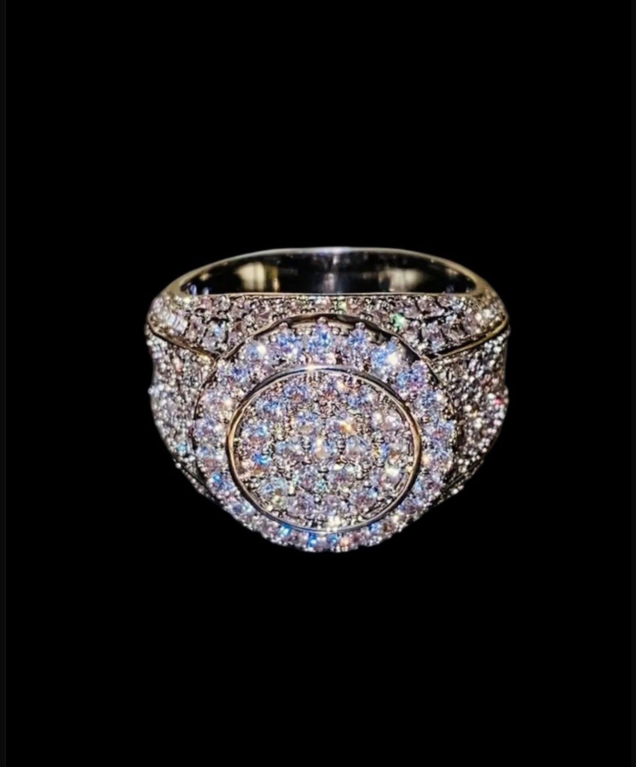 Cuban mosaic rings