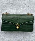 Shoulder bags with chain